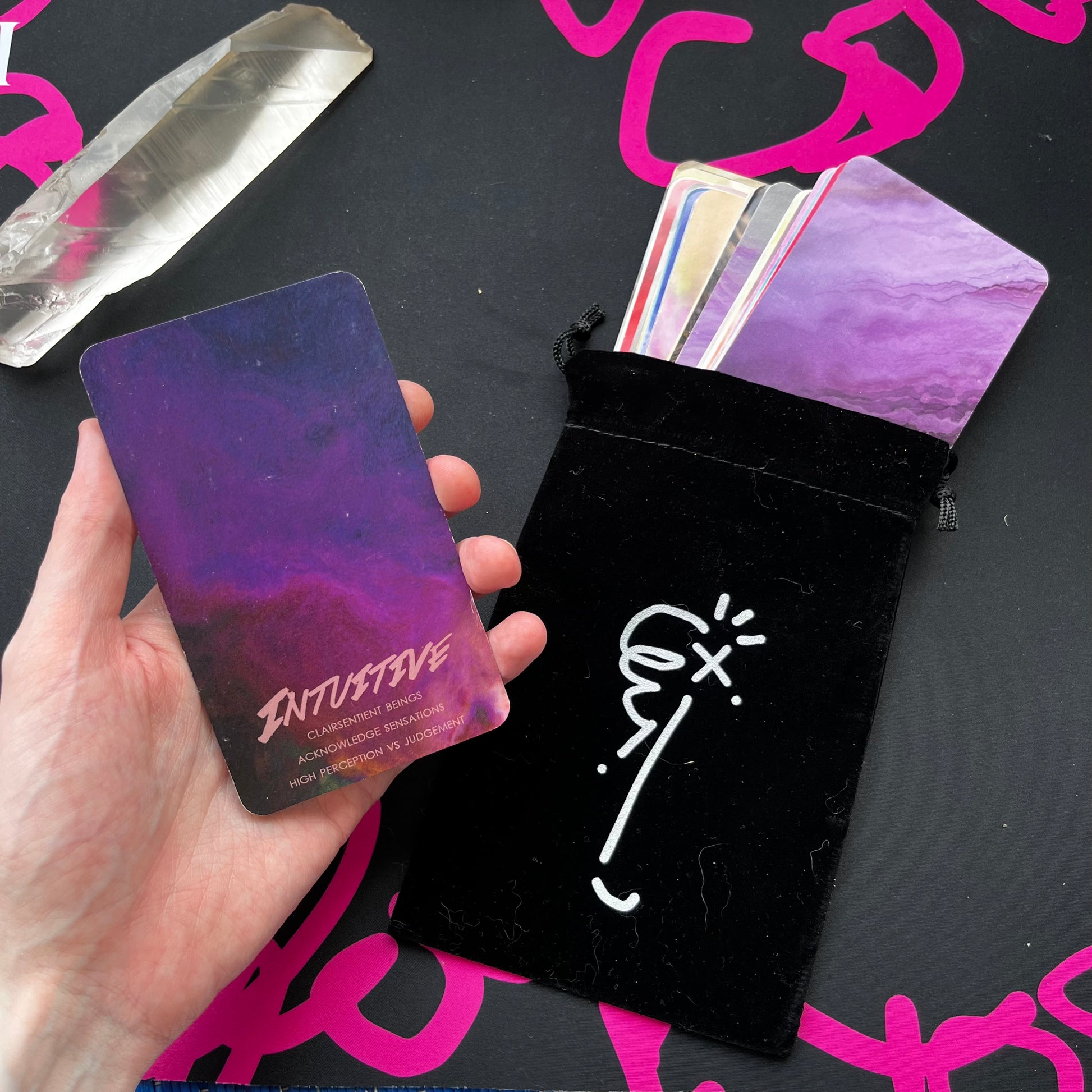 Velvet Bag with Luma Joy Sigil