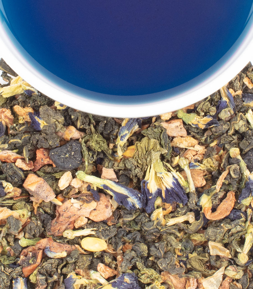 True Blue Oolong Tea, Tin of 20 Sachets