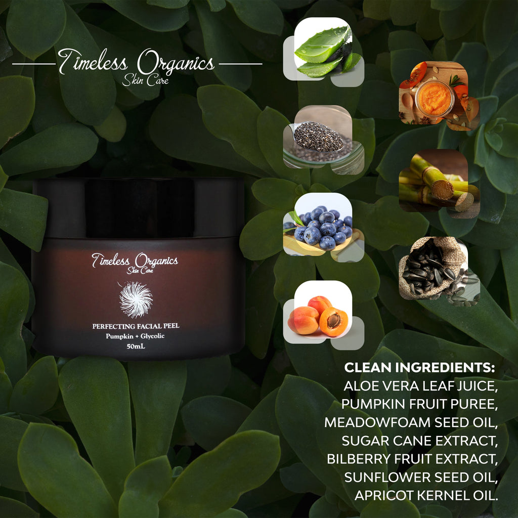 Pumpkin + Glycolic Facial Peel for Boring Skin that Wants to Feel Brilliant