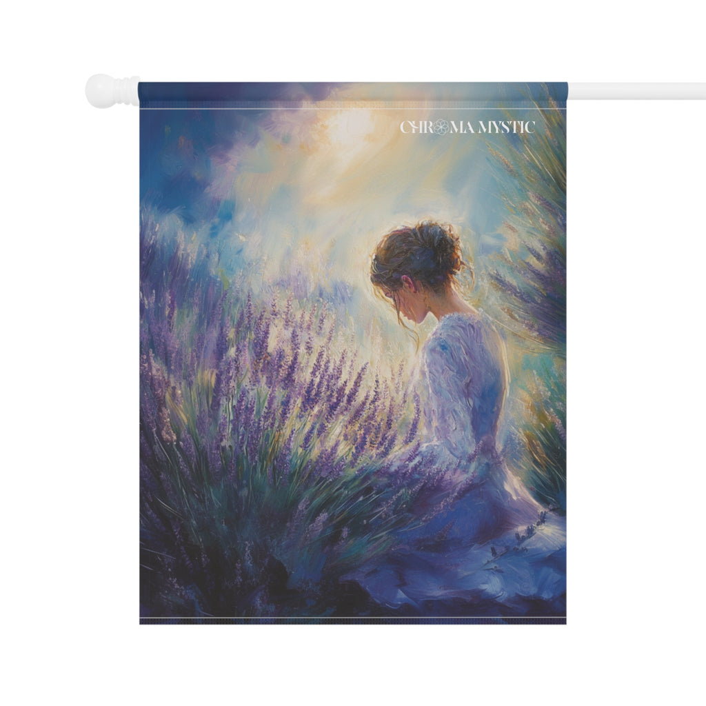Lavender Sanctuary House Flag