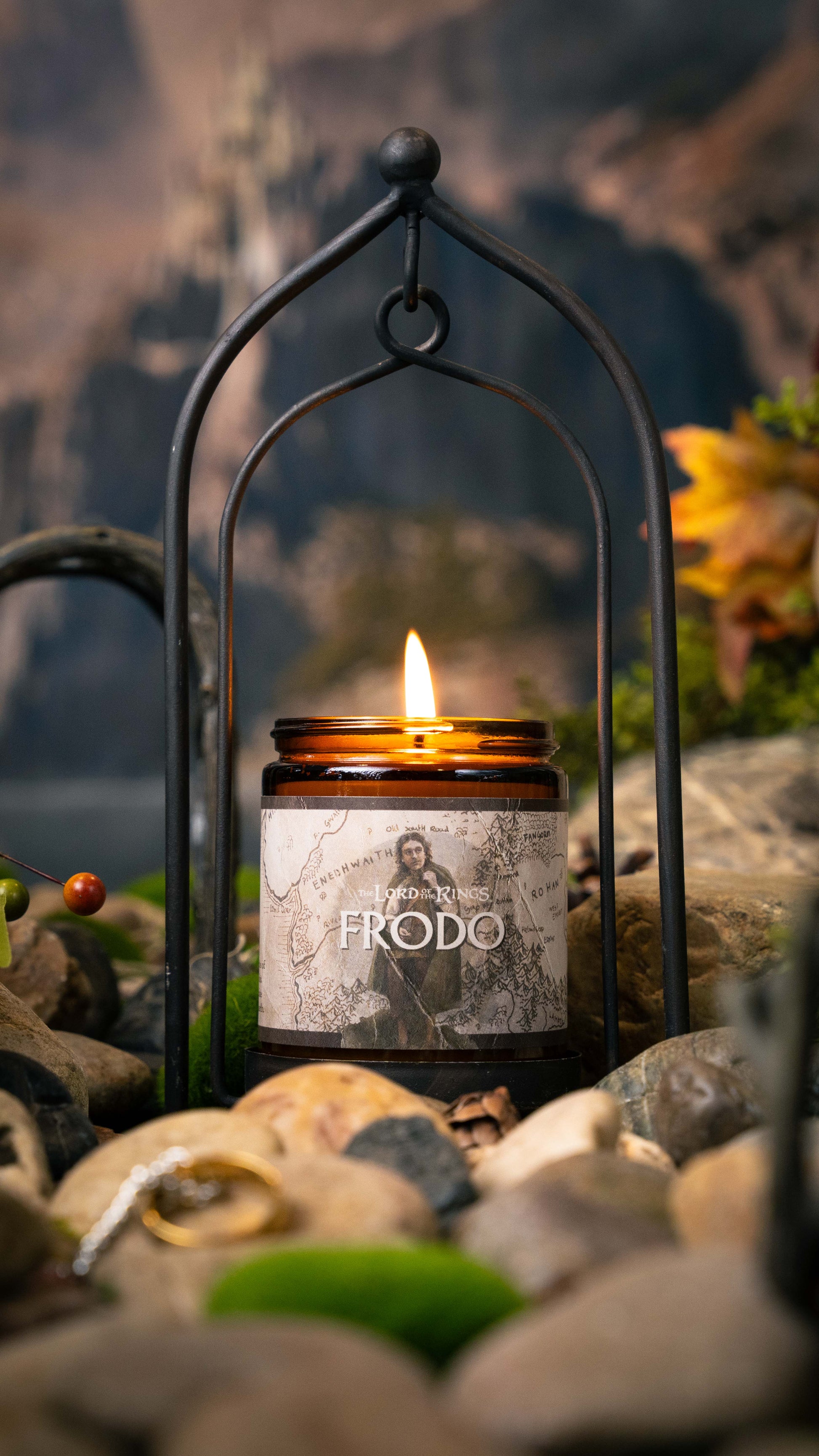 Frodo Inspired Candle for A Hero's Journey Home