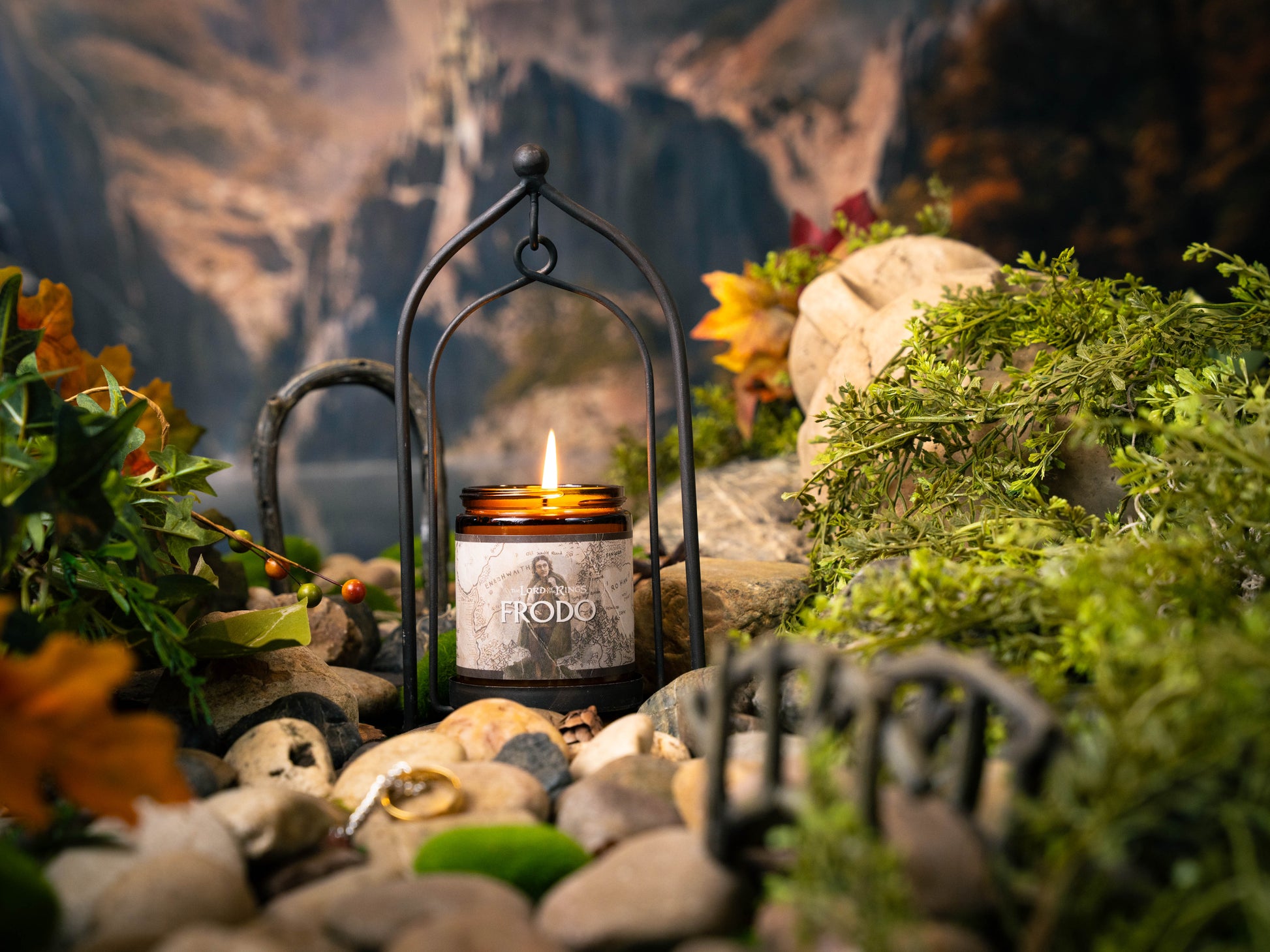 Frodo Inspired Candle for A Hero's Journey Home