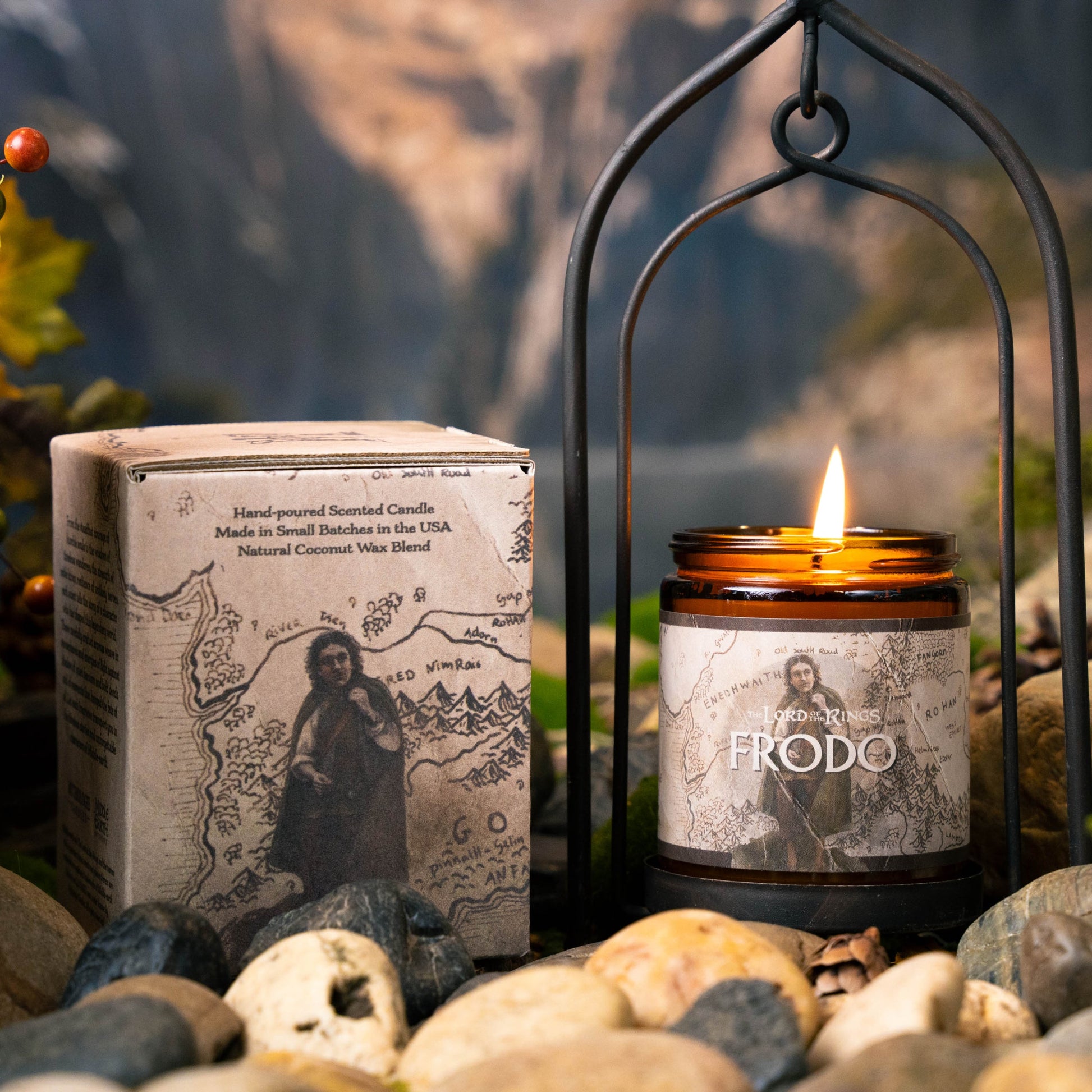 Frodo Inspired Candle for A Hero's Journey Home
