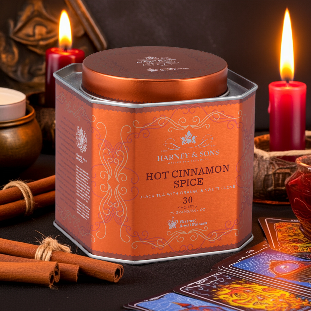 Hot Cinnamon Spice Tea, HRP Tin of 30 Sachets